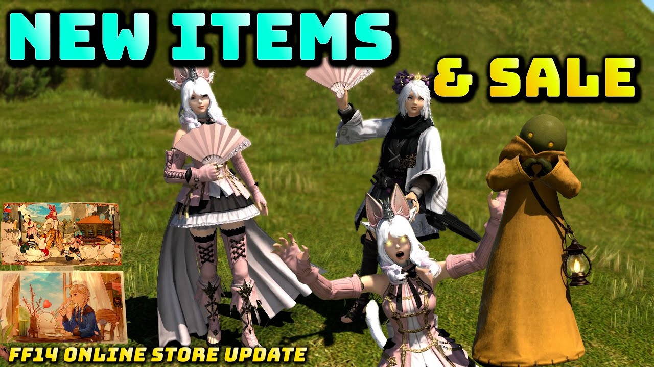 FFXIV: New Cash Shop Items & Sale Until 4th April! - YouTube