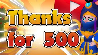 THANKS FOR 500 SUBS :)