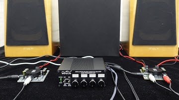 How to Program ADAU1701 DSP Preamp 2-Way Digital Crossover with SigmaStudio to Achieve a 2.1 audio