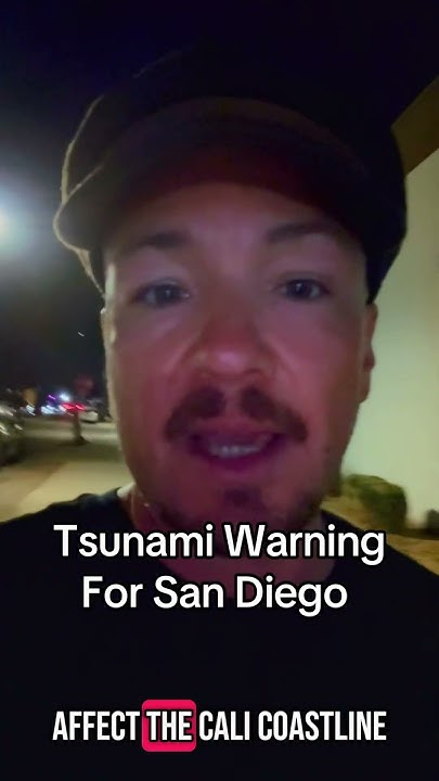 Tsunami alert in san diego