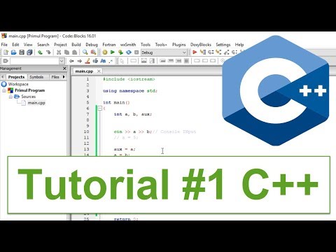 Introducere în programare - tutorial C++ - cursul 1