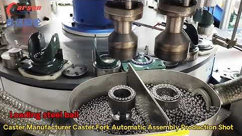 Caster manufacturer caster fork automatic assembly production