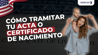 Certificado O Acta De Nacimiento Guía Paso A Paso