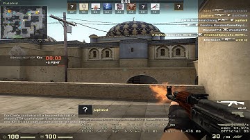 CS : GO - map: Dust 2 - Overwatch (Deathmatch) - nick name - jupiterd - hack or no hack ???