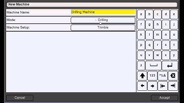 2. Trimble DPS900 V1.2 - How to Create a Machine Profile