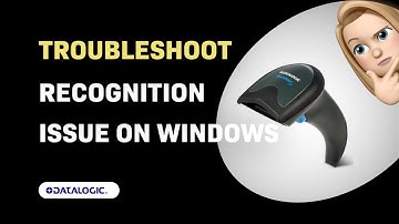 How to Troubleshoot Datalogic QuickScan Lite QW2100 Recognition Issue on Windows 8