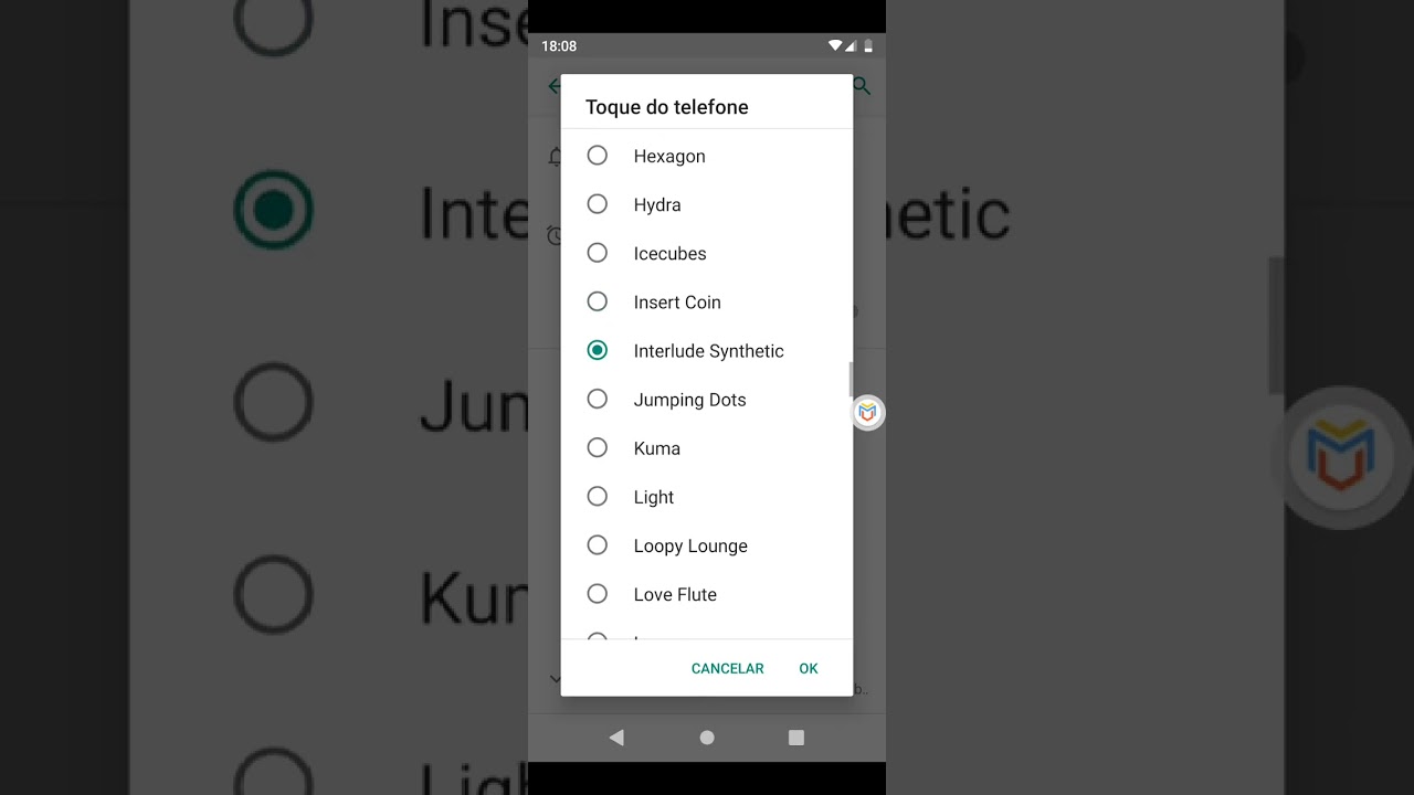 Moto G6 ringtones (o guelitudo,megaler, moto tela, foi o que eu adicionei só para ficar claro)