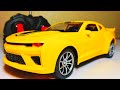 RC Fastest Chevrolet Camaro Car Vs Lamborghini RC Toy Car Unboxing &amp; Fight