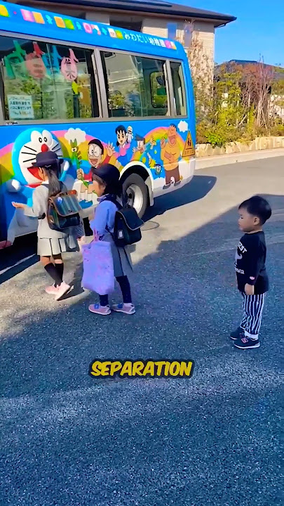 You Won't Believe These Adorable School Buses in Japan! 🤯 #shorts