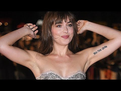 dakota johnson armpits unshaven