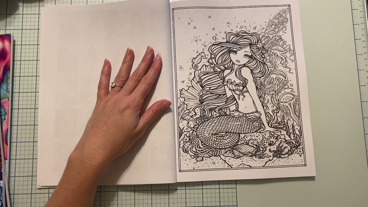 Coloring book haul Chibi girls