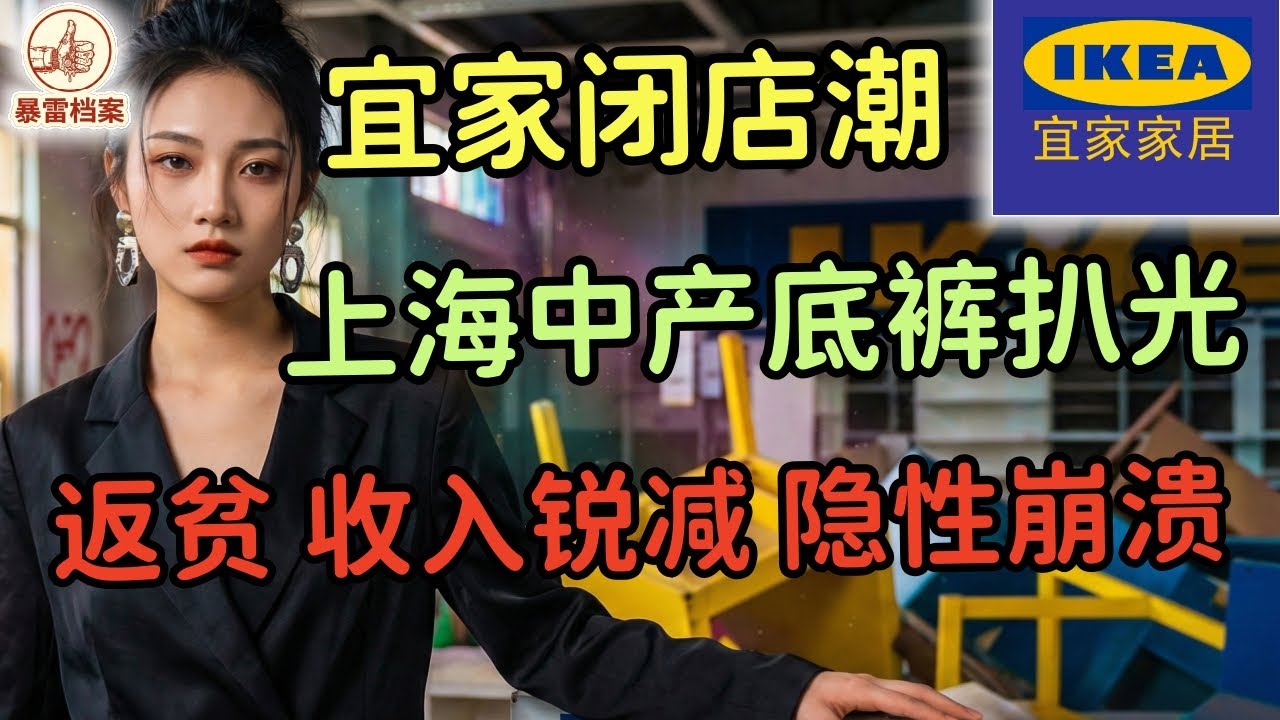 2026残酷预演：宜家关店，中产返贫，上海的繁华全是假象？