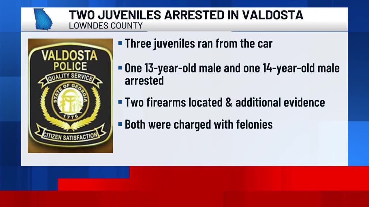 2 juveniles arrested in Valdosta for recklessly driving stolen vehicle ...