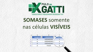 EXCEL - SOMASES somente em células FILTRADAS