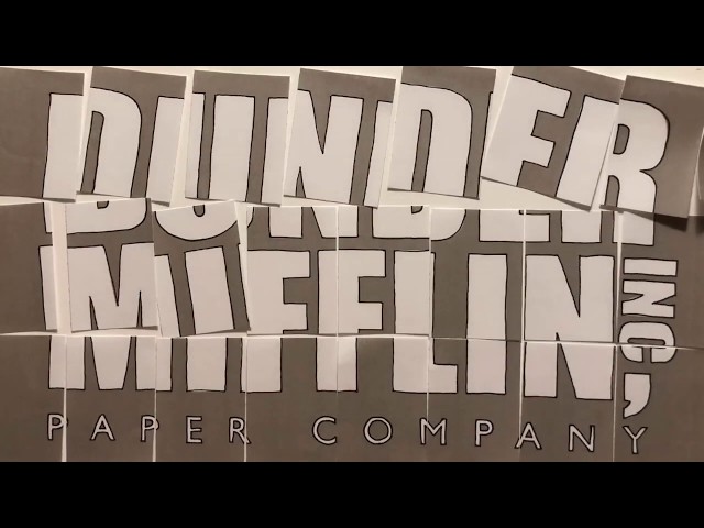 Dunder Mifflin Logo Commercial 