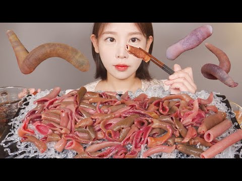 시장에서 사 온 식감천재 개불🪱 Spoon <strong>Worm</strong> [eating show]mukbang korean food