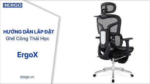 Hướng dẫn lắp đặt ghế công thái học ErgoX | DERGO Việt Nam