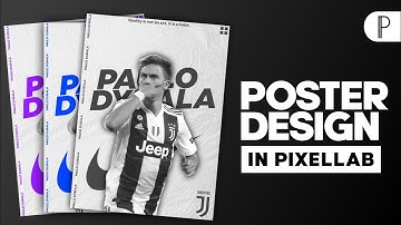 Pixellab Tutorial - POSTER GRAPHIC DESIGN Tutorial | Without PS Touch