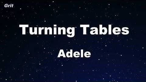 Turning Tables Instrumental version - Instrumental performance video thumbnail