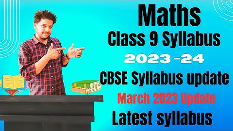 NEW NCERT Book of Class 9 Maths session 2023-24 | New Syllabus of CBSE Class 9th Maths 2023-24