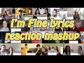 [BTS] I'm Fine lyrics video｜reaction mashup
