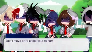 don't move or i'll shoot your dad meme || Izuku Afton \& Kyoka Emily || Mha || Au