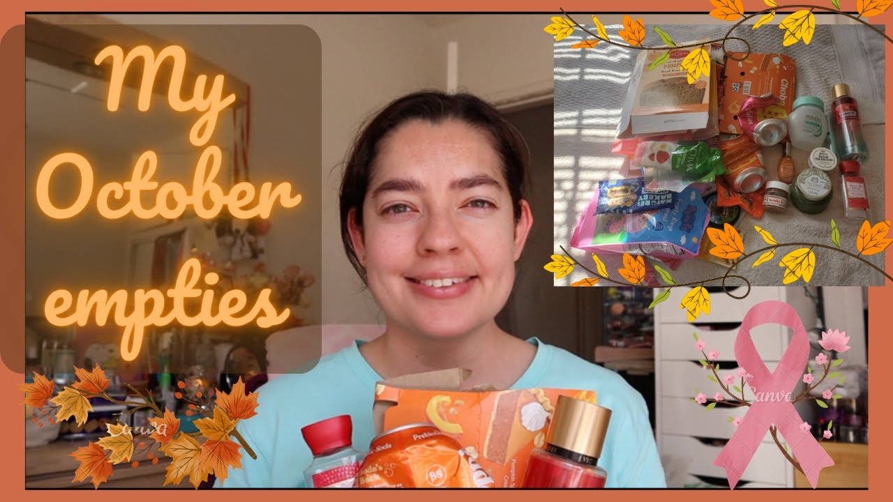 My October empties🧡🎃