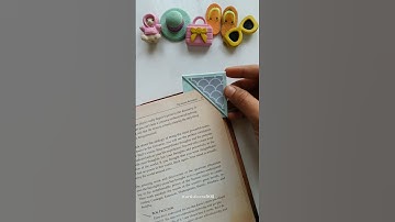 DIY corner bookmark ideas✨🌷 #shorts #crafts #diy