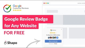 Create & Embed  a Free Google Review Badge for Your Website and Business #googlereviews #freetool