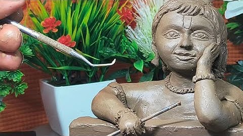 🌺Making lord Krishna With Clay | laddu gopal ki murti banana | mitti se Krishna Murti banana sikhe.🌺