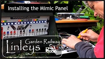 Mimic Panel Installation ¦ Signal Box ¦ Linleys Garden Railway