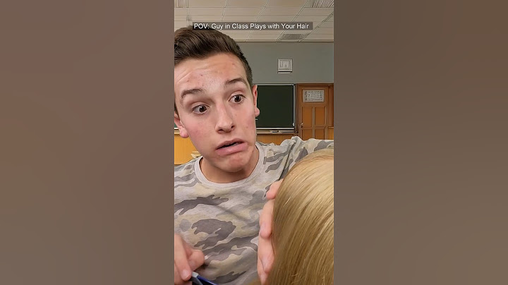 ASMR Guy in the Back of Class Plays with Your Hair