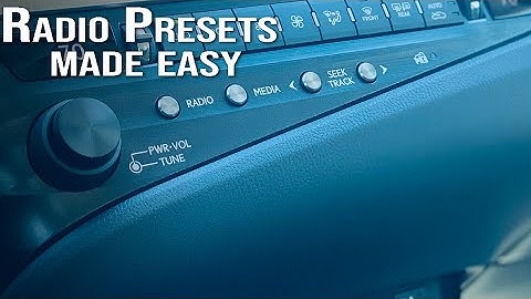 Radio Presets Made Easy  |  Never lose Your Favorite Station