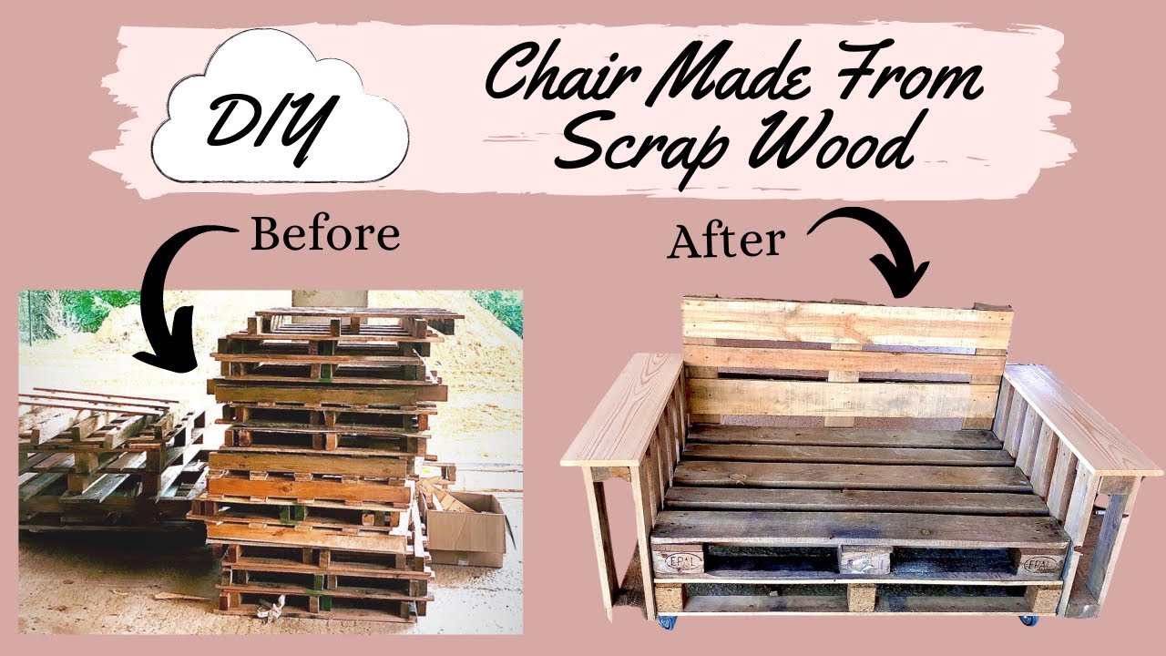 How To Make A Chair From Pallets DIY