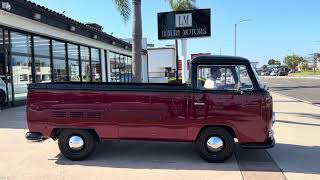 1968 Volkswagen Type 2 Single-Cab Pickup Driving & walk around