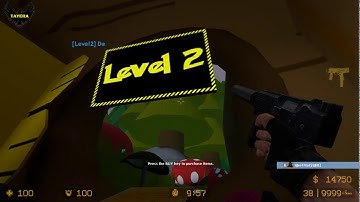 ZOMBIE ESCAPE ROUND ON COUNTER-STRIKE: SOURCE, map: ze_shroomforest, Level 2, CSS