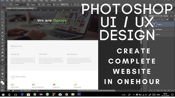 How to Create Complete Website Template Design in Photoshop