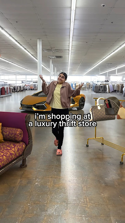 Luxury vs Regular Thrift Shop