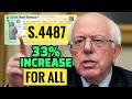 📈 Good News 🥳 NEW Social Security Increase S4487💰Social Security Checks Going Up? SSI, VA, SSDI ?