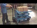i-LIFT ESM91D full electric lift table,Self propelled Electric Lift Table, material handling equip