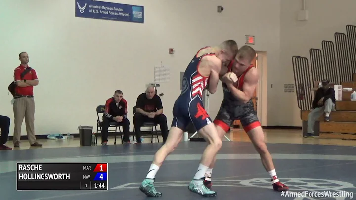59 kg, Colton Rasche, Marines vs Michael Hollingsw...