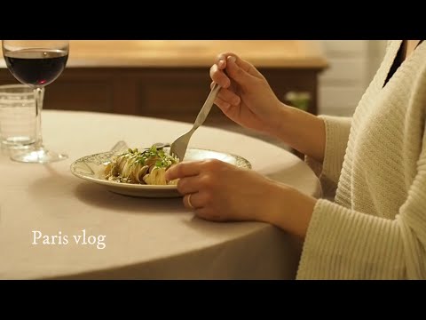 フランスの古いお皿を探しにアンテークショップへ | パリのホテル Le Meurice のお料理を自宅で楽しむ | ヴィンテージのある暮らし Antique shop | Paris vlog