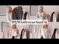 H&M knitwear haul & styling | cosy knits for winter