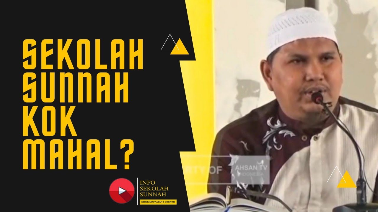 Почему школа Сунны такая дорогая? #viral - Устадз Эрванди Тармизи