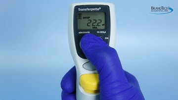 Advanced Operations of the Transferpette electronic Pipette