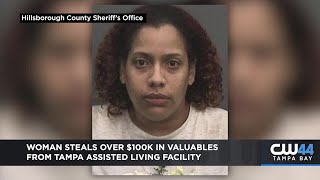 Elder Abuse: Woman Steals Over $100k In Valuables From Tampa Assisted Living Facility