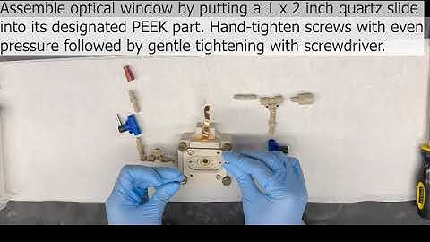 Electrochemical in situ Raman cell assembly