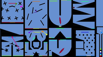 Teleport Marble Race in Algodoo