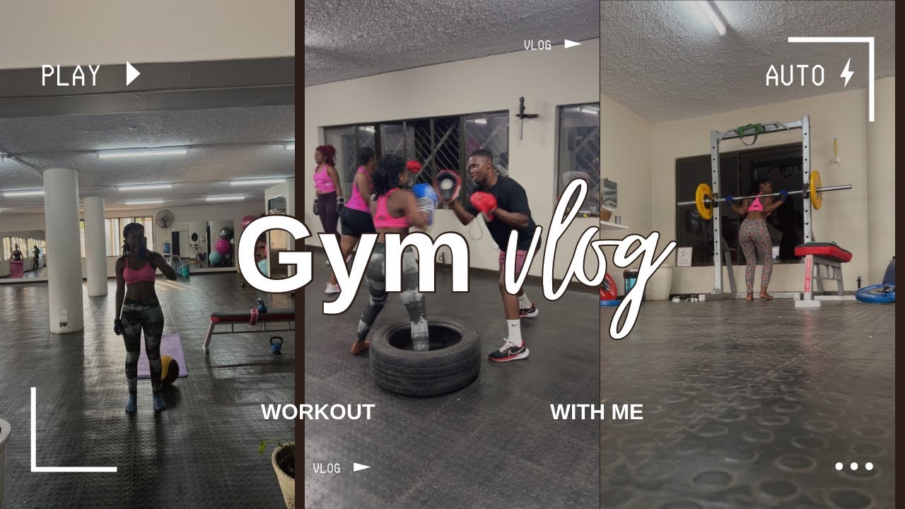 GYM VLOG workout with me Zimbabwean YouTuber roadto200subs 