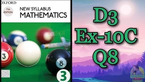 Q8 || Ex-10C || D3 || Arc length, Area of sector, and Radian measure in Urdu/Hindi